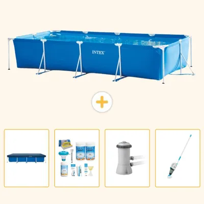 Produktbild von Rechteckiger Frame Pool - 450x220x84 cm - 5-teilig SCB5