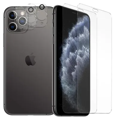 Immagine prodotto di Vetro blindato per Apple iPhone 11 Pro pellicola protettiva 2x fotocamera pellicola protettiva in vetro 2x pellicola blindata