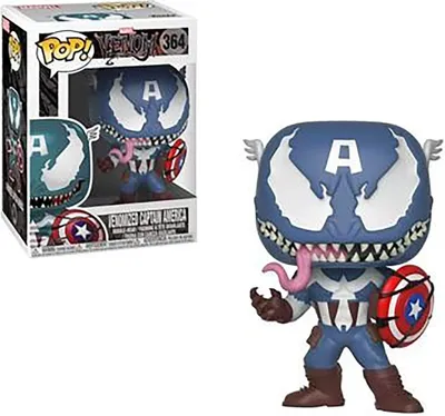 Produktbild von Marvel Venom - Venomized Captain America 364 - Funko Pop! - Vinyl Figur