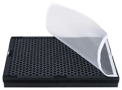 Produktbild von vhbw Luftilter kompatibel mit Rowenta PU2530F0 Luftreiniger - Kombifilter Aktivkohle + Allergy+