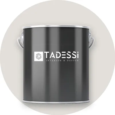 Produktbild von TADESSI Wandfarbe Grau - Dünengrau - abwaschbare Innenfarbe matt - Dispersionsfarbe - Geruchsarm und Lösemittelfrei - 1 Liter Gebinde