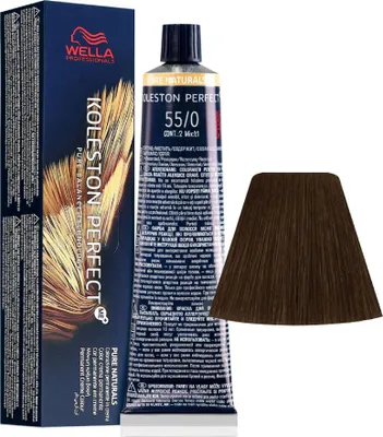 Produktbild von Wella Koleston Perfect ME+ Pure Naturals, Braun, 55/0, Unisex, 60 ml, Alle Haare, Glanz
