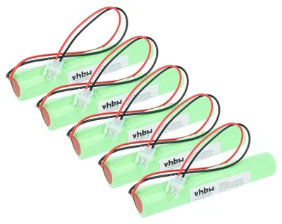 Produktbild von vhbw 5x Akku Ersatz für BAES 329055240 für Fluchtweg, Notfallbeleuchtung (2500 mAh, 3,6 V, NiCd)