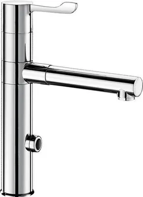 Image de Delabie Elektron. MBatt. Schwenkausl.,H160mm,2 BIOCLIP-Edelstahlausl.