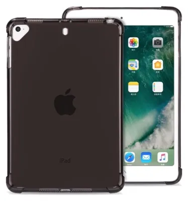 Produktbild von Mobigear Schutzhülle, dünn, für iPad 5 (2017), flexibles TPU-Rückgehäuse - Schwarz