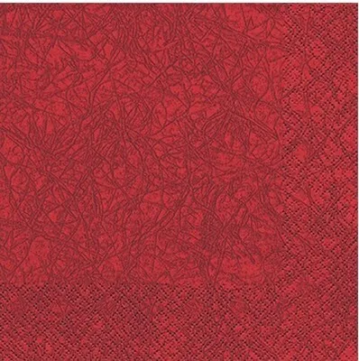 Produktbild von 20 kleine Cocktailservietten Modern Colours bordeaux 25x25cm