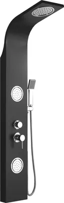 Produktbild von Mexen Gros Duschpaneel, schwarz - 7619-03-70