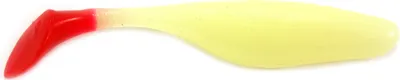 Produktbild von Jenzi River Shad USA-Bass Gummiköder weiss rot  9cm 1 Stück