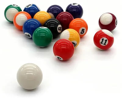 Productafbeelding van Set van 38 mm Biljartballen voor Amerikaanse Biljarttafels