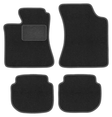 Productafbeelding van Velours automatten voor Volvo 440 / 460 1988-1996 (sedan) – 4-delig, grafiet, op maat – Wielganizator LUX