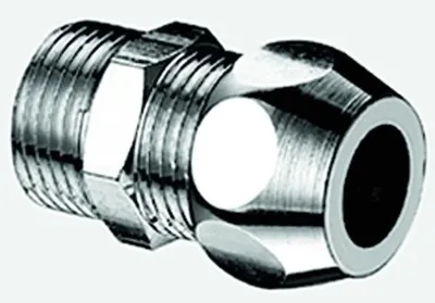 Immagine prodotto di Raccordo diritto Schell con filettatura maschio, cromo 1/2" x 3/8" x 10 mm