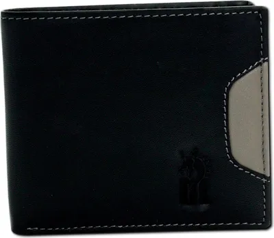 Zdjęcie produktu dla DrachenLeder portfel męski z prawdziwej skóry czarny 11,5x9,5x2cm D2OPT002S