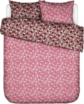 Produktbild von Essenza & Co. Bio Baumwoll-Bettwäsche-Garnitur Mellow Millefleurs Farbe Black Größe 155x220+80x80