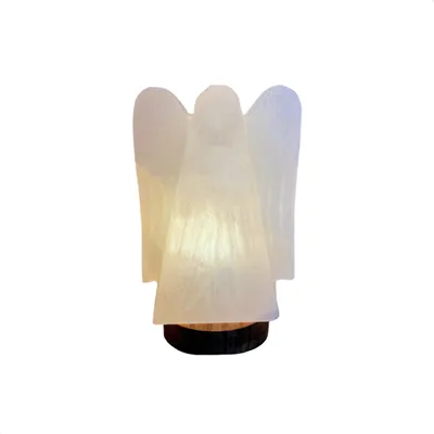 Produktbild von Orakl® - Dimmbare Salzlampe Halo - 3-4 KG - 100% echtes Salz - Salzkristall-Lampe Weiß - Salzlampe Weiß - Salzstein
