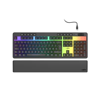 Produktbild von Hama 00217830, Volle Größe (100%), Kabelgebunden, USB, QWERTZ, RGB-LED, Schwarz