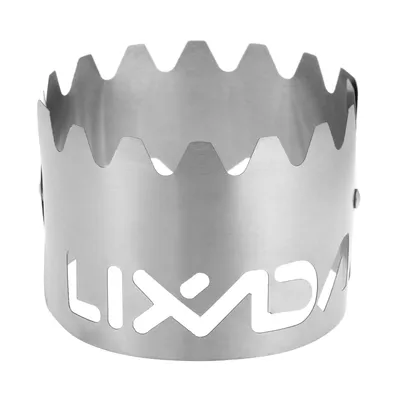Obrázok produktu pre Lixada prenosný 2-v-1 ultralahký titánový podstavec pod varič na alkohol pre vonkajšie použitie s veternou clonou, kempovanie, turistika