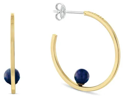 Immagine prodotto di Anelli placcati oro con perle di pietra semipreziosa lazurite 2780966