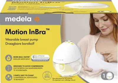 Obrázek produktu pro MEDELA Motion InBra jednopásmová odsávačka mateřského mléka Elektrická odsávačka mateřského mléka