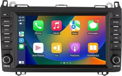 Immagine prodotto di Autoradio con Bluetooth – CarPlay – Per Mercedes-Benz B200 / Sprinter W906 / W639 / Classe A/B W169/W245 (2004-2012) – Adatto per Apple e Android – Stereo – Sistema di navigazione auto – 2 GB di RAM / 32 GB di memoria