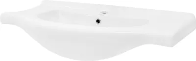 Immagine prodotto di LuxeBath lavabo Lavabo da appoggio ovale, 86x51,5x21,5 cm, bianco, Vetroceramica