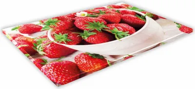 Zdjęcie produktu dla SZKLANA DESKA KUCHENNA 40x30 136b Truskawki