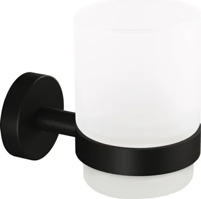 Image de tesa 40566-00000-00 tesa Zahnputzbecherhalter MOON schwarz, weiß