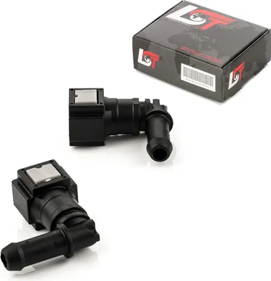Produktbild von 2x Schnellverschluss Kraftstoffleitung Kupplung L-Stück 6,3x8mm für VW SEAT