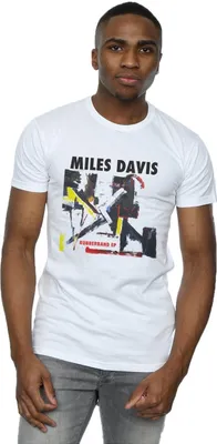 Produktbild von Miles Davis - "Rubberband EP" T-Shirt für Herren BI38536 (XXL) (Weiß)