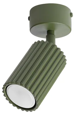 Produktbild von Plafond KARBON 1 olivgrün 1xGU10 10W Aluminium 18x7x7cm Sollux Lighting
