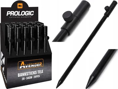 Produktbild von Prologic Tele Bankstick Teleskopische Rutenhalterung 20-34cm