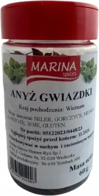 Obrázok produktu pre Anyż gwiazdki całe 60 g