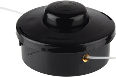 Produktbild von M10x1,25 Links Fadenkopf mit Tippautomatik Doppelfadenkopf für Rasentrimmer Freischneider Motorsense Benzin Ersatzfadenspule Multifunktionswerkzeug