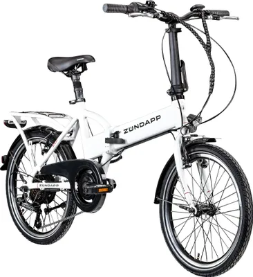 Produktbild von Zündapp Z101 20 Zoll Elektro Klapprad für Erwachsene 150 - 180 cm 6 Gang E Klappfahrrad E Bike Faltrad Pedelec StVZO