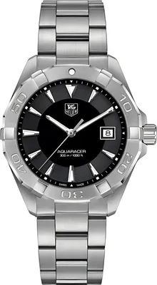 Zdjęcie produktu dla Zegarek męski Tag Heuer Aquaracer, srebrno-czarny, model WBD1110.BA0928