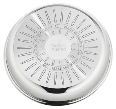 Produktbild von Tefal Ingenio Preference L9730302, Allzweckpfanne, Schwarz, Edelstahl, Edelstahl, Titan, Thermo-Punkt, Keramik, Gas, Halogen, Induktion, Versiegelte Platte
