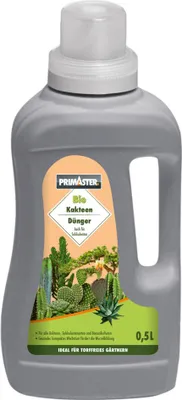 Produktbild von Primaster  Flüssigdünger für Kakteen Sukkulenten & Bonsai 500 ml