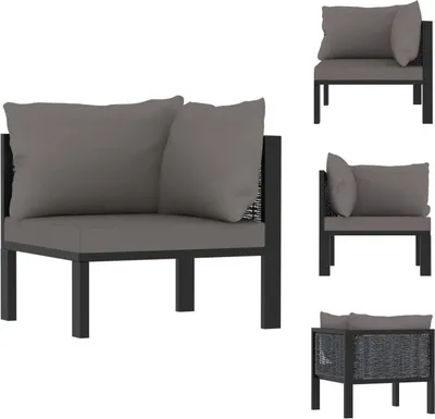 A collage of images showing a modular sofa corner element from different angles.