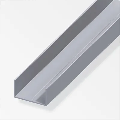 Produktbild von alfer Rechteck-U 1 m, 7.5 x 12.5 x 1 mm Aluminium roh blank