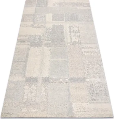 Produktbild von FLUX 461.43.AE110 Wollteppich OSTA - Geometrisch, Strukturell, Loft creme / grau beige 240x340 cm