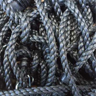 Produktbild von Kletternetz H:150xB:200 cm Schwarz PE Ø10 mm mit Achterhaken