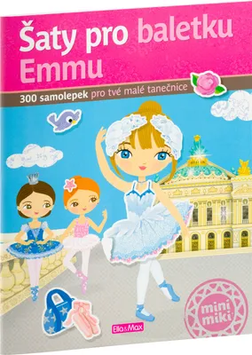 Image de Šaty pro baletku EMMU – Kniha samolepek