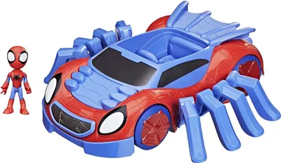 Produktbild von Marvel Ultimate Web-Crawler, Auto, Spidey and His Amazing Friends, 3 Jahr(e), Kunststoff, Mehrfarbig