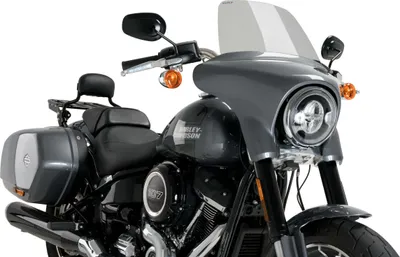 Produktbild von Windschild Puig High-Road Touring 323 x 400 mm mit ABE für Harley Davidson Softail Sport Glide Flsb Bj. 2018 - 2023