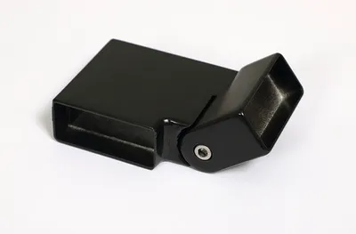 Produktbild von Pertura Gelenk mit Winkel Aluminium schwarz