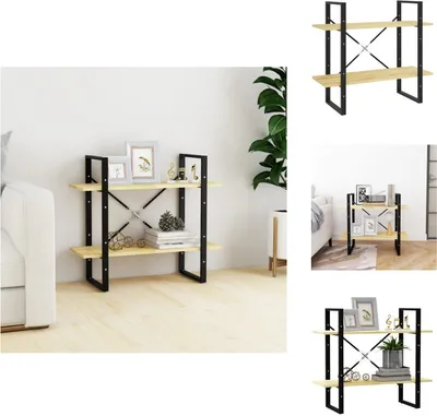 Produktbild von vidaXL Bücherregal 2 Böden 80x30x70 cm Massivholz Kiefer -  Bücherregale & Bücherschränke