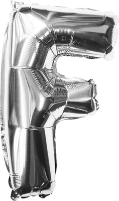 Produktbild von Oblique Unique Folien Luftballon Buchstabe F Geburtstag Silber Hochzeit Party Deko Ballon - silber