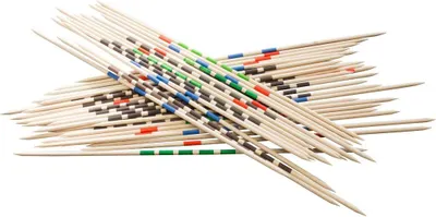Produktbild von Mikado Spiel XL aus hochwertigem Buchenholz, Länge 49 cm in Polybeutel -  Germany - 102