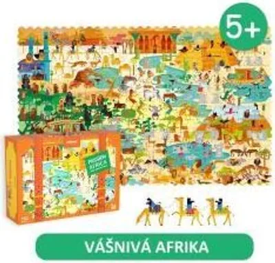 Zdjęcie produktu dla MiDeer Pasjonująca Afryka puzzle 180 szt.