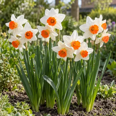 Productafbeelding van JUNAVERA Narcissus Geranium | geurende tazetta narcis | 5 bloembollen | 35 tot 40 cm hoog
