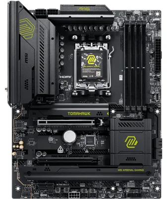 Zdjęcie produktu dla MSI MAG B850 TOMAHAWK WIFI, AMD, Gniazdo AM5, AMD Ryzen 7000 Series, AMD Ryzen 8000 Series, AMD Ryzen 9000 Series, Gniazdo AM5, DDR5-SDRAM, 256 GB